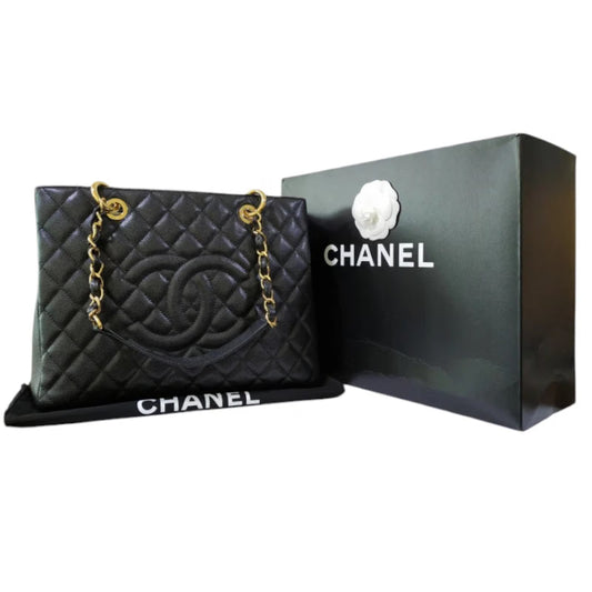 Chanel PTT Petite Timeless Tote Black Caviar with GHW
