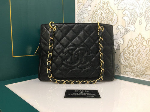 Chanel PTT Petite Timeless Tote Black Caviar with GHW